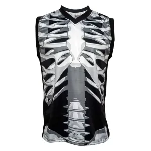 Social Paintball Grit Sleeveless Jersey - Skeleton Bones