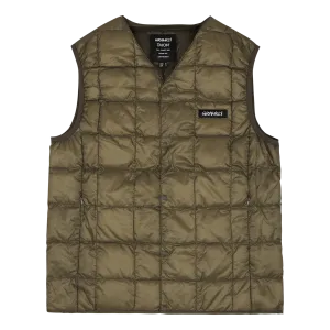 Taion/gramicci Inner Down Vest Olive