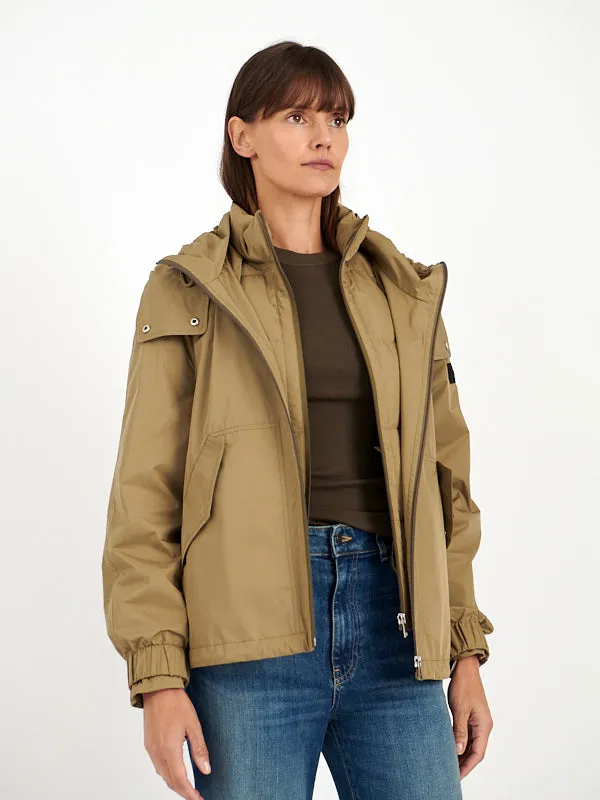 Technical Short Jacket in Bambou