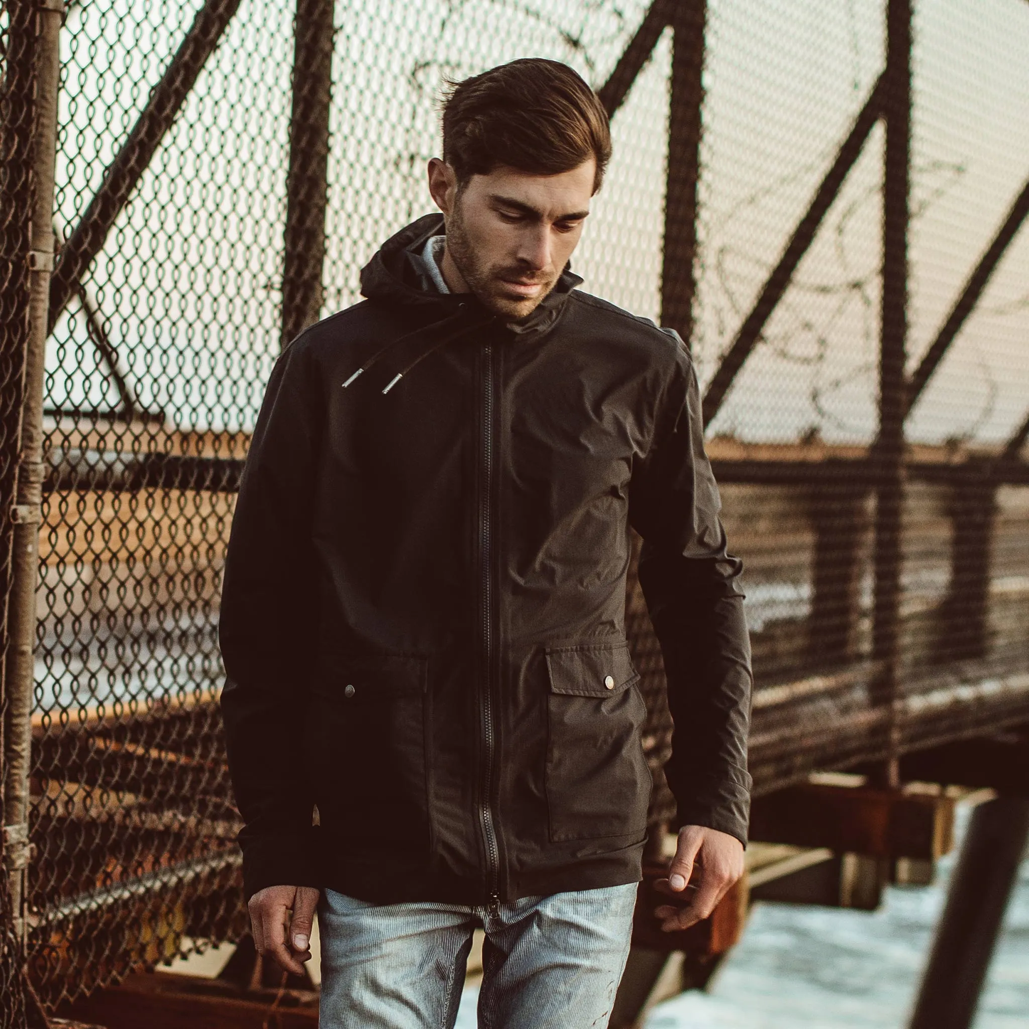 The Hackney Jacket in Slate