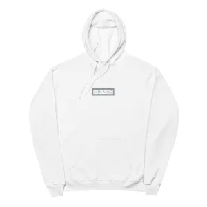 Unisex Recycled White Fleece Hoodie