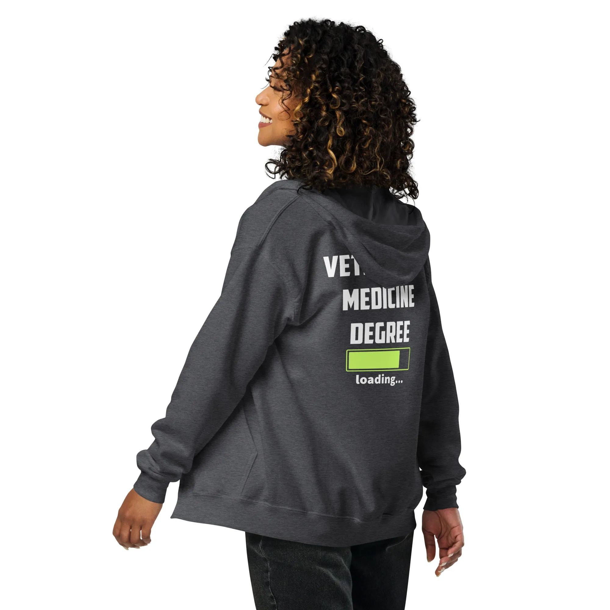 Veterinary medicine degree loading Unisex heavy blend zip hoodie