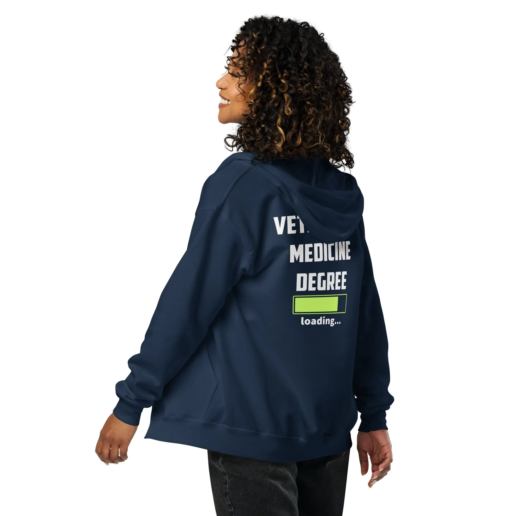 Veterinary medicine degree loading Unisex heavy blend zip hoodie