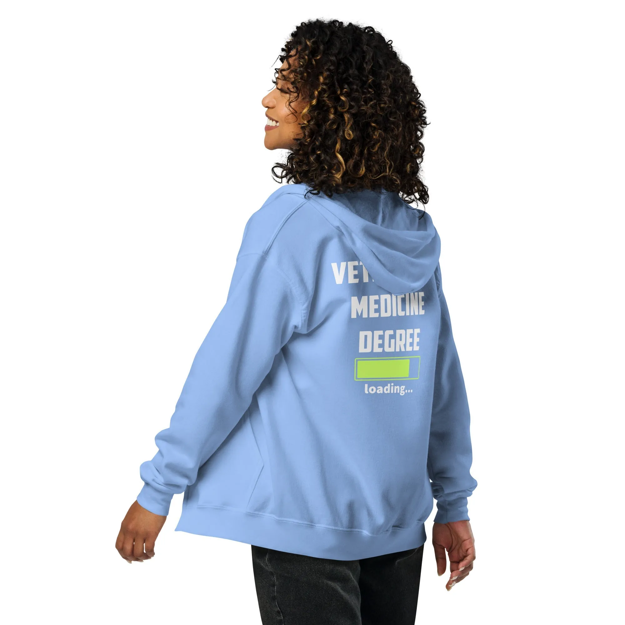 Veterinary medicine degree loading Unisex heavy blend zip hoodie