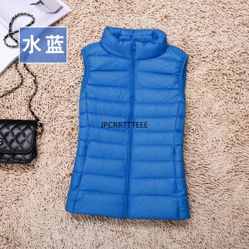 Women Sleeveless Slim Ultra Lightweight Vests Windproof