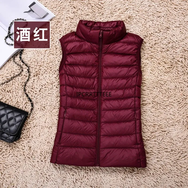 Women Sleeveless Slim Ultra Lightweight Vests Windproof