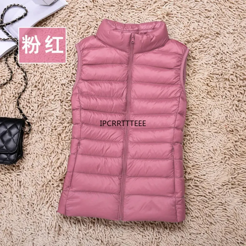 Women Sleeveless Slim Ultra Lightweight Vests Windproof